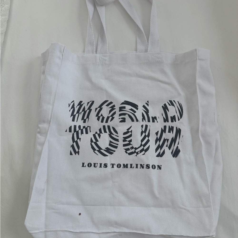 Louis Tomlinson World Tour Tote Bag - White